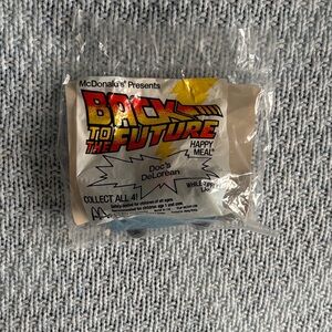 McDonald's Back to the Future Doc's DeLorean Toy - Silver